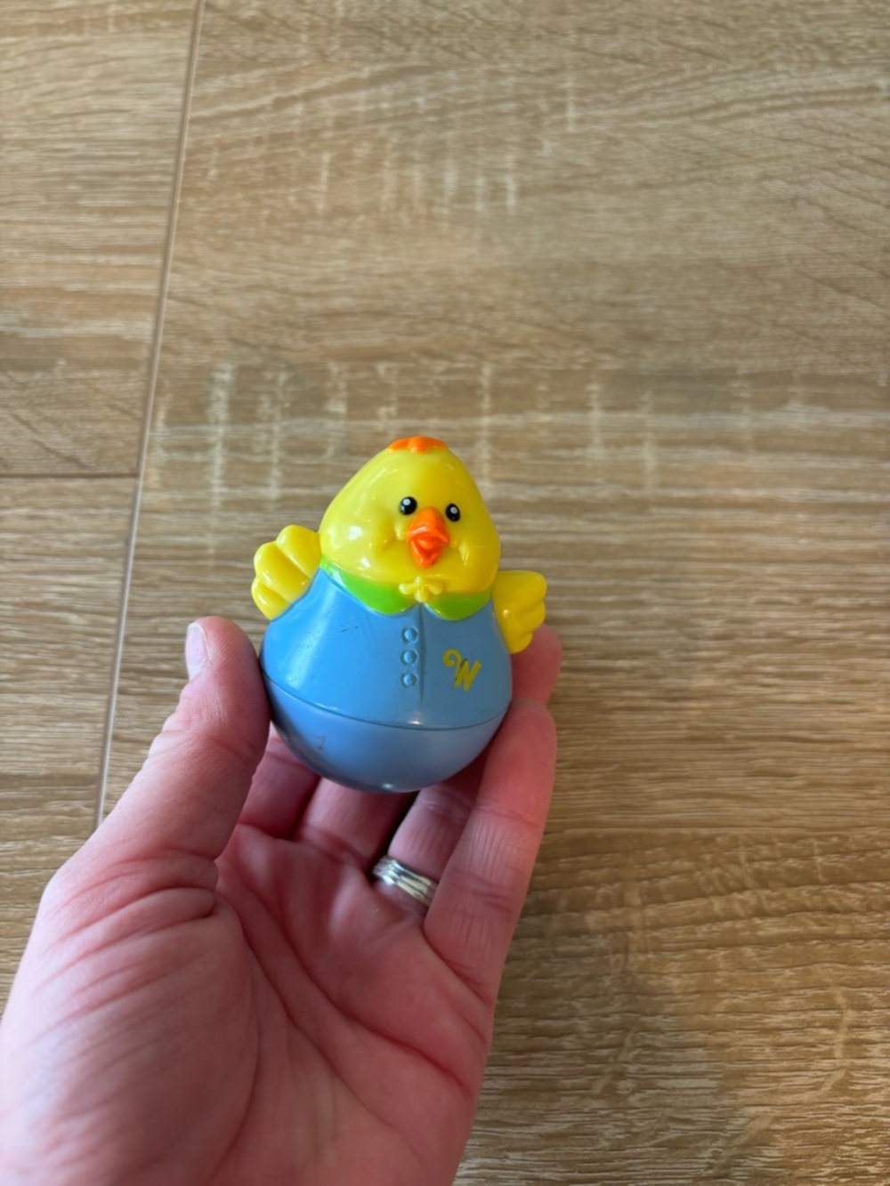 vintage 2003 Playskool Hasbro Weebles "baby chick" figure